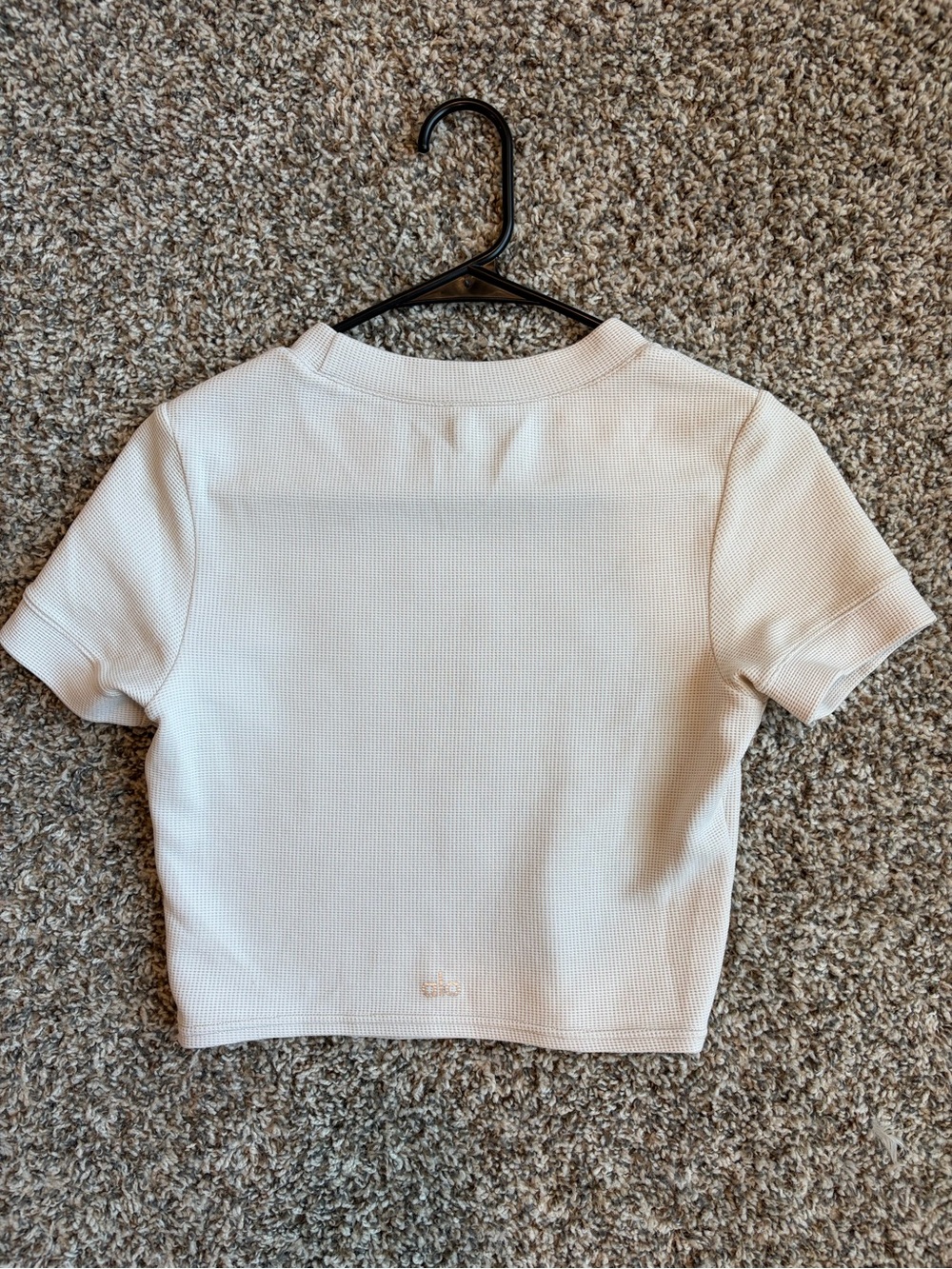Alo Yoga Waffle Crop Top